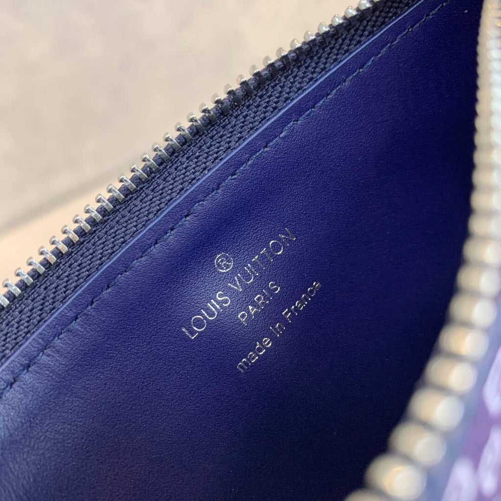 LV M81432 Louis Vuitton Coin Card Holder Other Leathers Blue