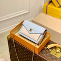 LV M81436 Louis Vuitton Mylockme Chain Pochette Blue - Default Title - View 1