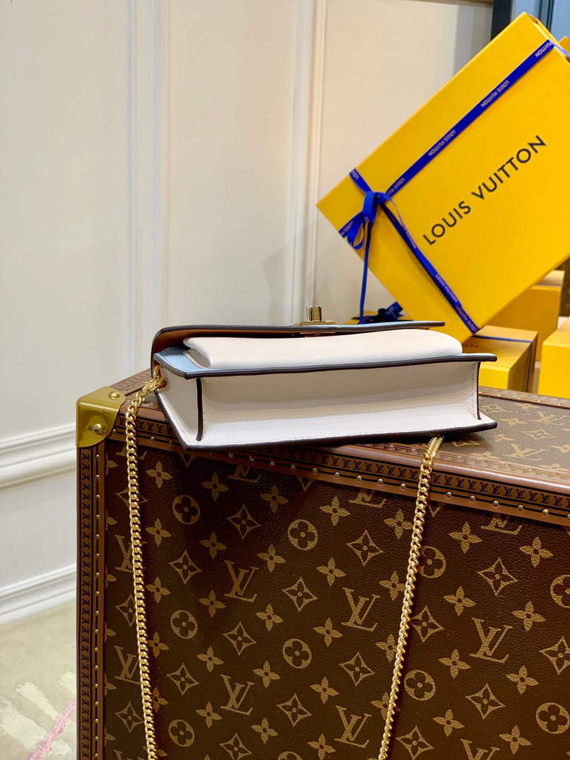 LV M81436 Louis Vuitton Mylockme Chain Pochette Blue - Default Title - View 4