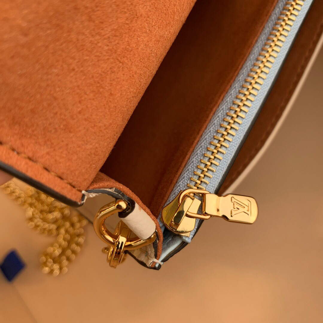 LV M81436 Louis Vuitton Mylockme Chain Pochette Blue - Default Title - View 8