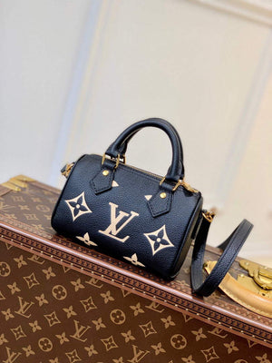 LV M81457 Louis Vuitton Nano Speedy Bag Black - Default Title - View 2
