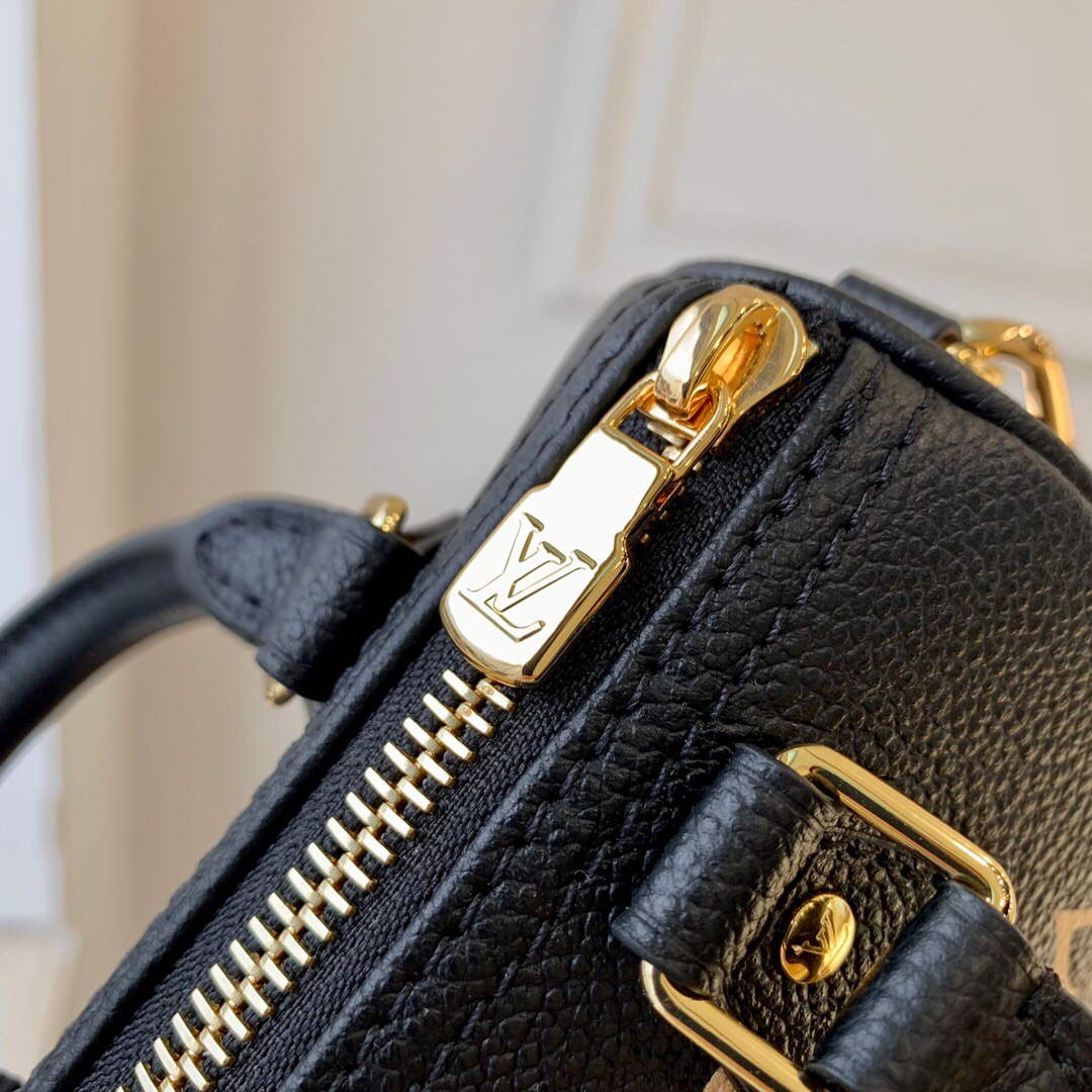 LV M81457 Louis Vuitton Nano Speedy Bag Black