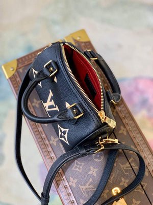 LV M81457 Louis Vuitton Nano Speedy Bag Black - Default Title - View 8