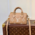 LV M81457 Louis Vuitton Nano Speedy Bag Arizona Beige - Default Title - View 1
