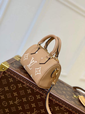 LV M81457 Louis Vuitton Nano Speedy Bag Arizona Beige - Default Title - View 3