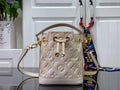 LV M81463 Louis Vuitton NANO NO¨¦ Bucket Bag Light Beige