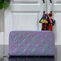 LV M81466 Louis Vuitton Zippy Wallet Purple - Default Title - View 1