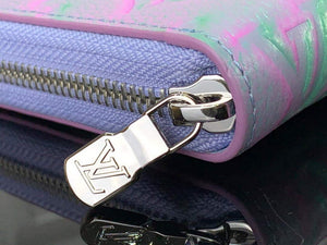 LV M81466 Louis Vuitton Zippy Wallet Purple - Default Title - View 5