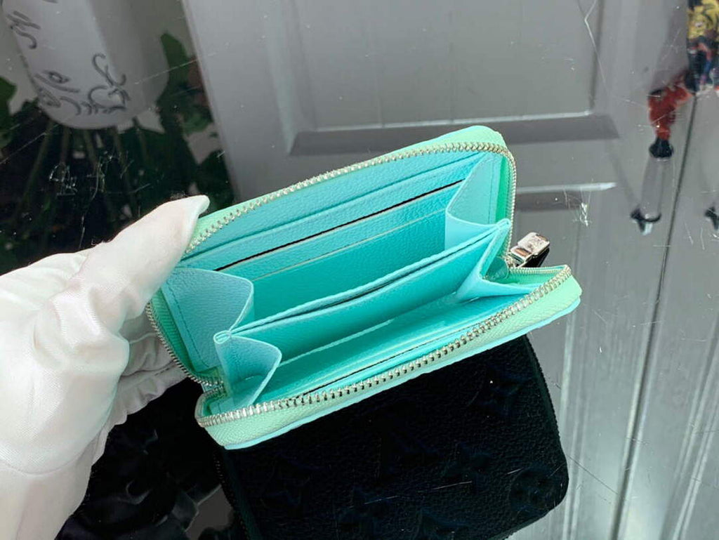 LV M81467 Louis Vuitton Zippy Coin Purse Vert d'eau Green