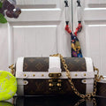 LV M81485 Louis Vuitton Papillon Trunk Handbag White - Default Title - View 1