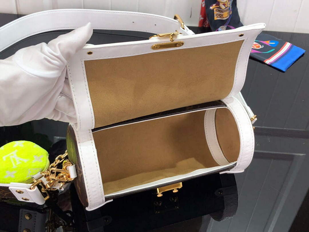 LV M81485 Louis Vuitton Papillon Trunk Handbag White - Default Title - View 8