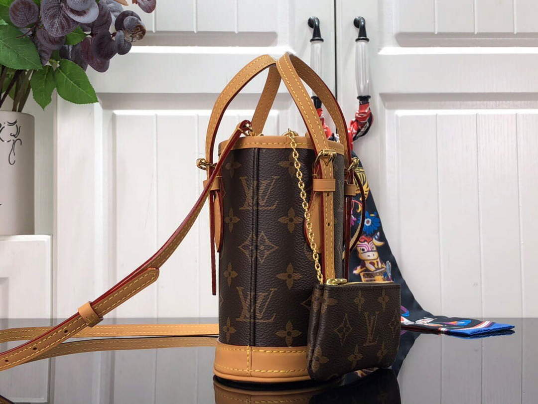 LV M81489 Louis Vuitton Nano Bucket Bag Yellow - Default Title - View 2