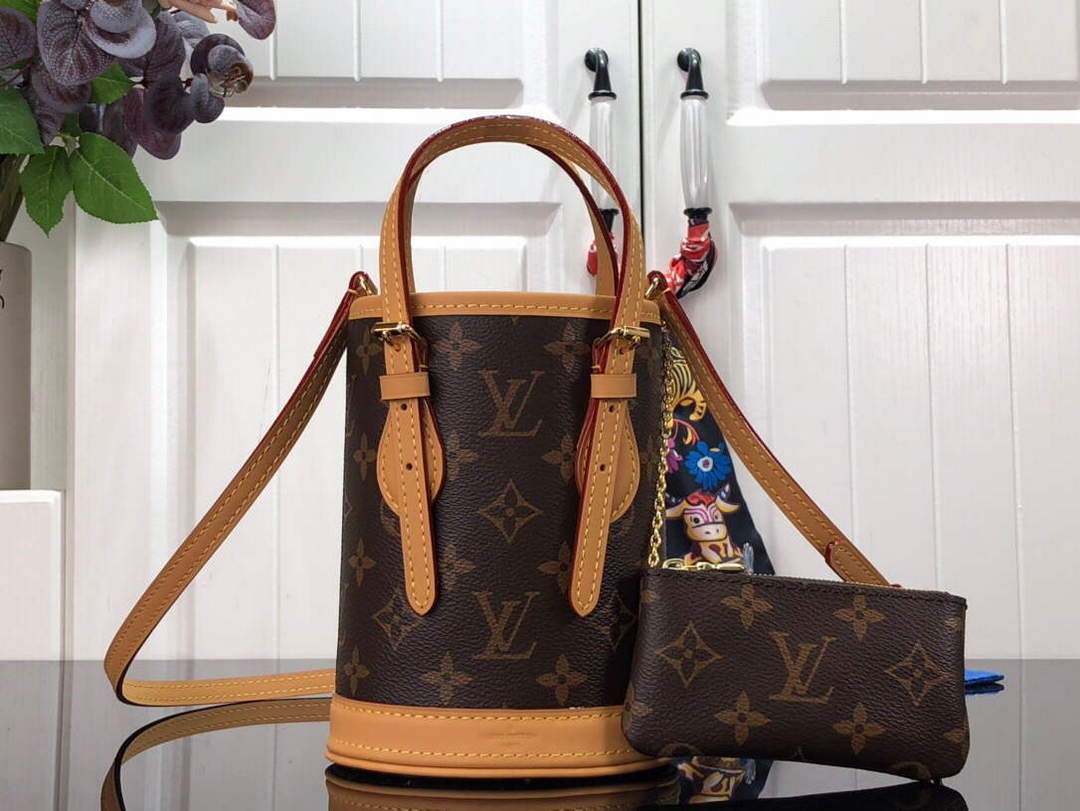 LV M81489 Louis Vuitton Nano Bucket Bag Yellow - Default Title - View 3