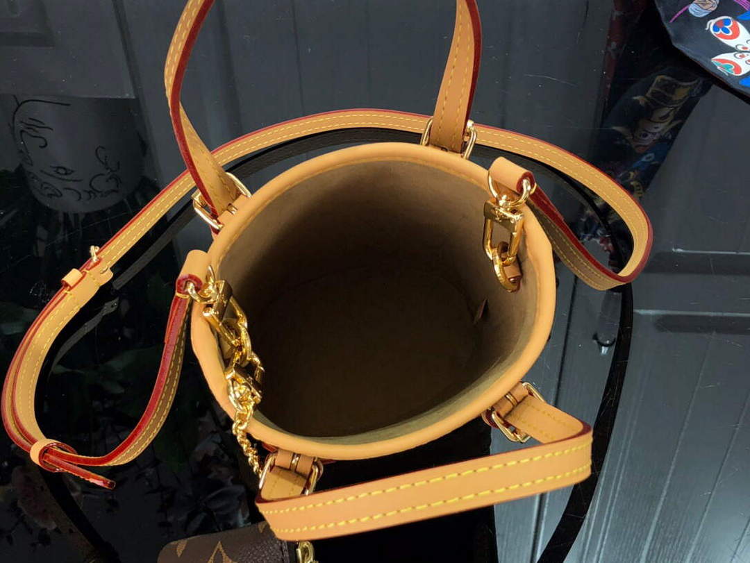 LV M81489 Louis Vuitton Nano Bucket Bag Yellow - Default Title - View 9
