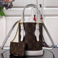 LV M81489 Louis Vuitton Nano Bucket Bag White - Default Title - View 1