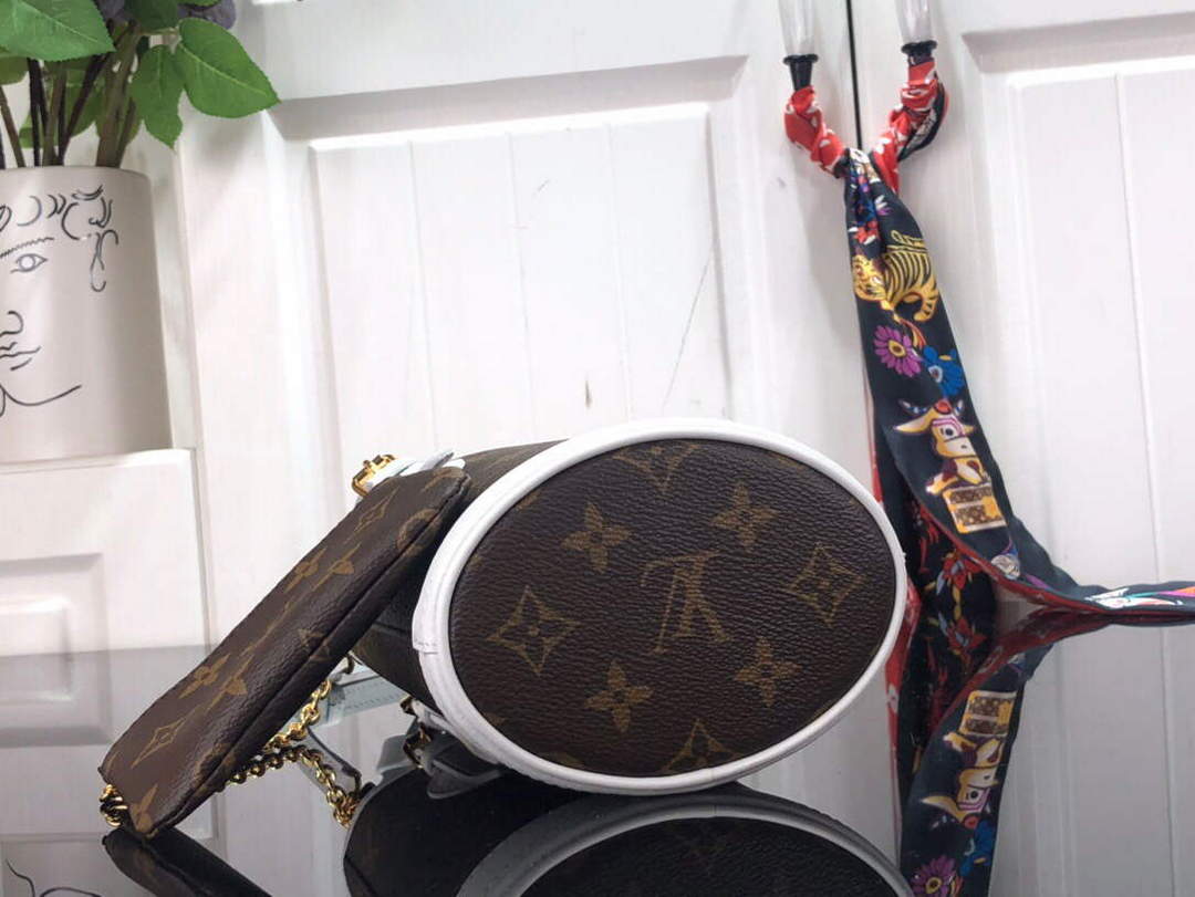 LV M81489 Louis Vuitton Nano Bucket Bag White - Default Title - View 4