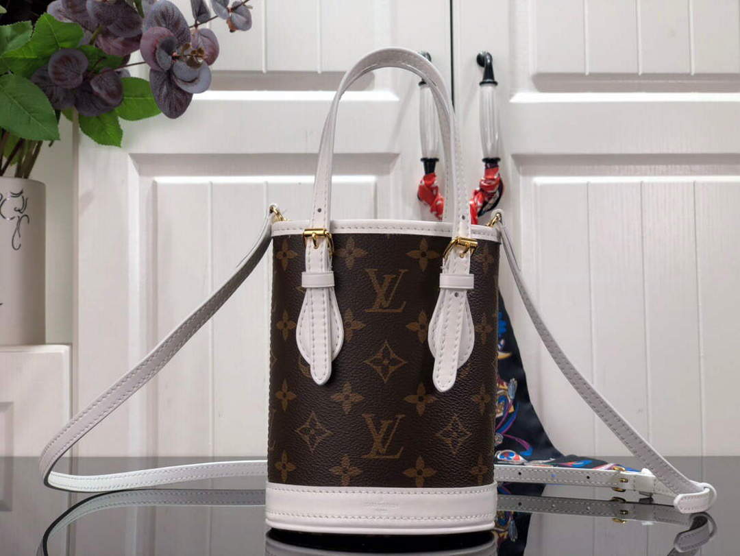 LV M81489 Louis Vuitton Nano Bucket Bag monogram - Default Title - View 1