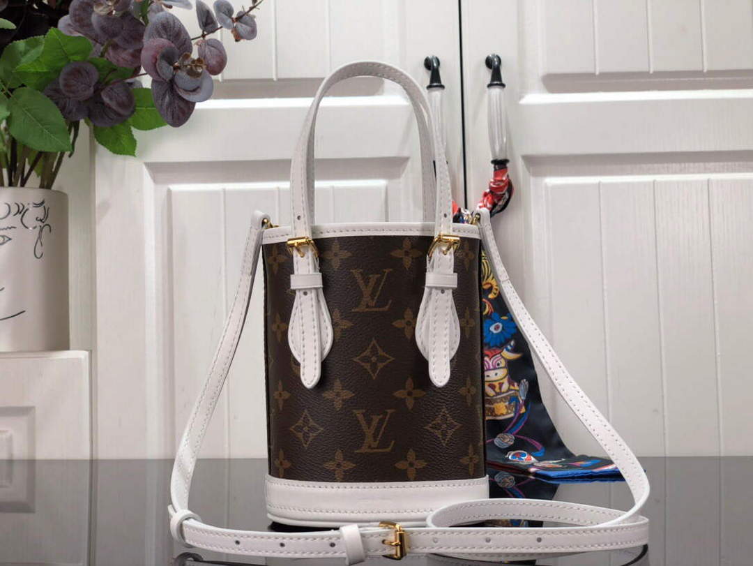 LV M81489 Louis Vuitton Nano Bucket Bag monogram - Default Title - View 3