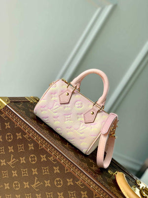 LV M81508 Louis Vuitton Nano Speedy Bag Pink - Default Title - View 1