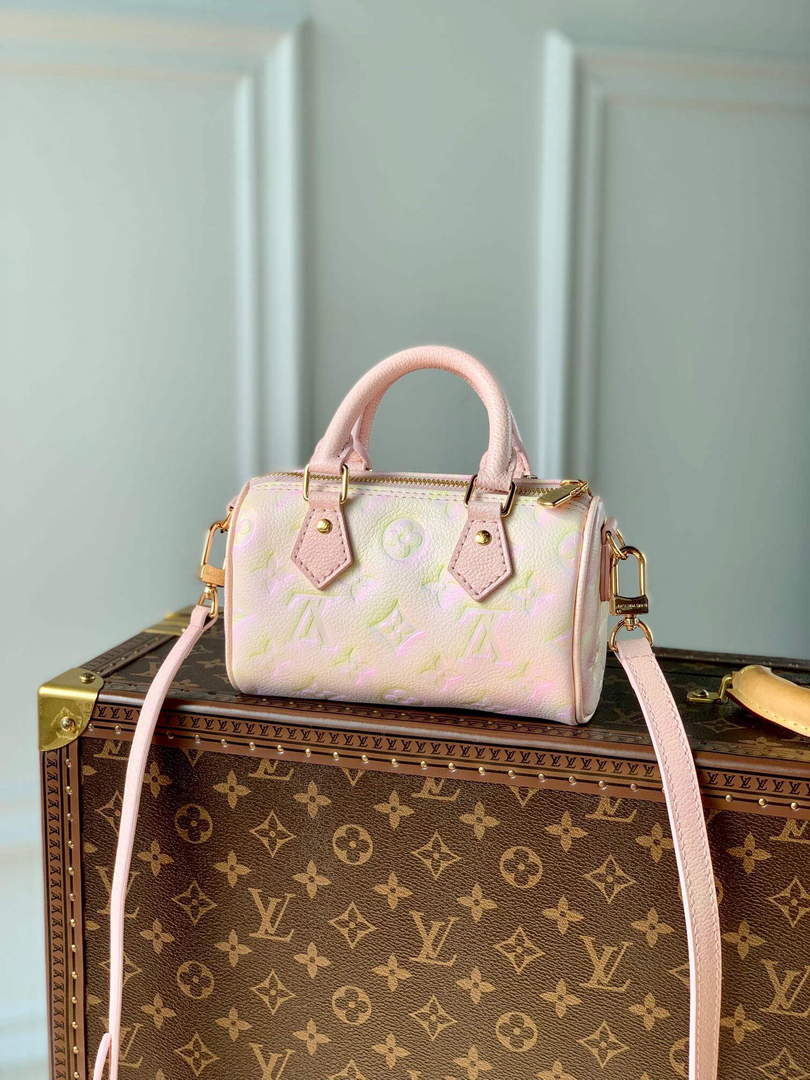 LV M81508 Louis Vuitton Nano Speedy Bag Pink - Default Title - View 2
