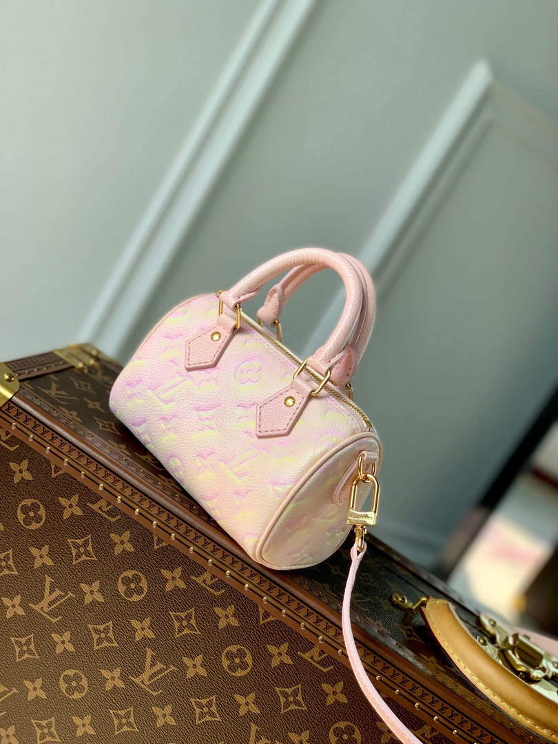 LV M81508 Louis Vuitton Nano Speedy Bag Pink - Default Title - View 3