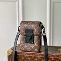 LV M81522 Louis Vuitton S-LOCK Vertical Wearable Wallet black - Default Title - View 1