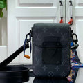 LV M81523 Louis Vuitton S-Lock Vertical Wearable Wallet Monogram eclipse - Default Title - View 1