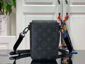 LV M81523 Louis Vuitton S-Lock Vertical Wearable Wallet Monogram eclipse - Default Title - View 3