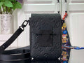 LV M81524 Louis Vuitton S-Lock Vertical Wearable Wallet Black