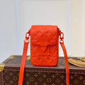 LV M81525 Louis Vuitton S-LOCK Vertical Wearable Wallet Orange - Default Title - View 1