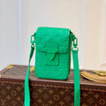 LV M81525 Louis Vuitton S-LOCK Vertical Wearable Wallet Minty Green - Default Title - View 1