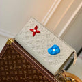 LV M81556 Louis Vuitton Pochette Voyage Other Leathers Light gray - Default Title - View 1