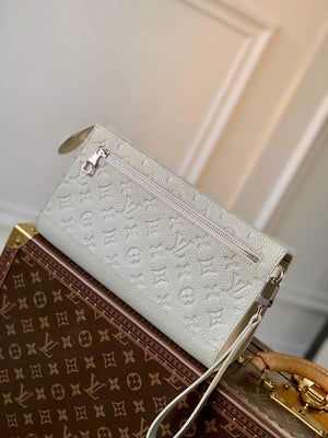 LV M81556 Louis Vuitton Pochette Voyage Other Leathers Light gray - Default Title - View 2