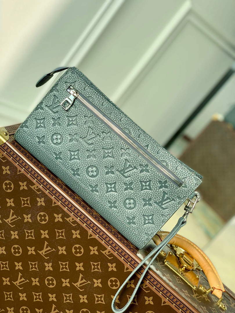 LV M81556 Louis Vuitton Pochette Voyage Other Leathers Granite