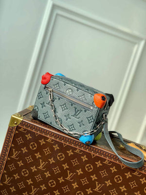 LV M81606 Louis Vuitton Mini Soft Trunk Gray - Default Title - View 2