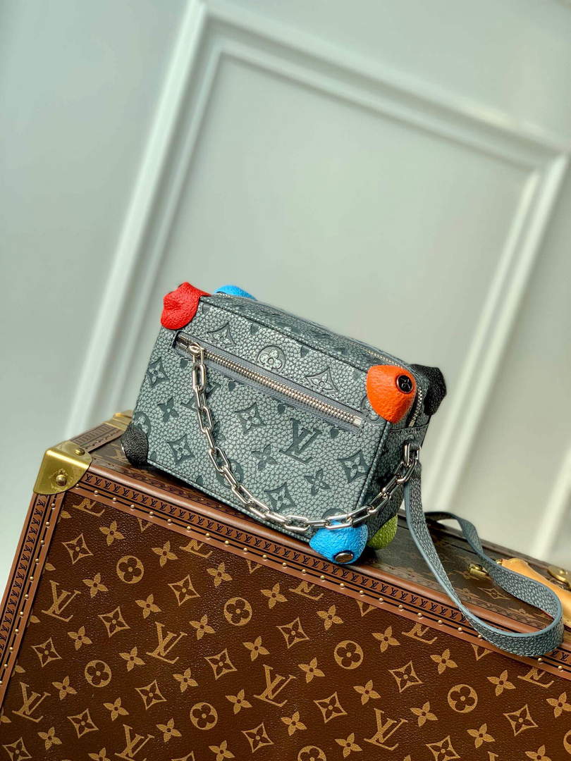 LV M81606 Louis Vuitton Mini Soft Trunk Gray - Default Title - View 2