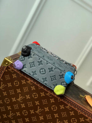 LV M81606 Louis Vuitton Mini Soft Trunk Gray - Default Title - View 4