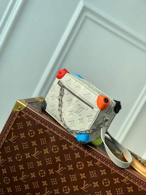 LV M81606 Louis Vuitton Mini Soft Trunk Chalk - Default Title - View 2