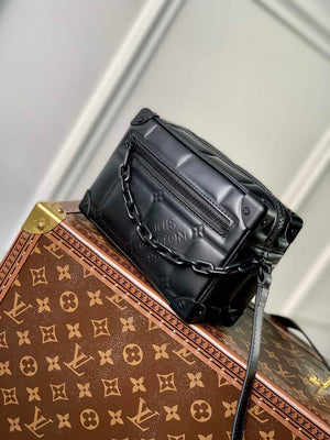 LV M81611 Louis Vuitton Mini Soft Trunk Black - Default Title - View 3