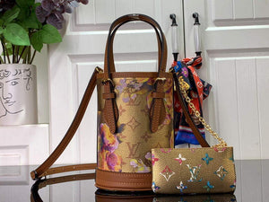 LV M81724 Louis Vuitton Nano Bucket Bag Gold - Default Title - View 3