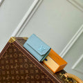 LV M81740 Louis Vuitton Pilot Wallet Light Blue - Default Title - View 1