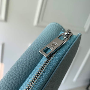 LV M81740 Louis Vuitton Pilot Wallet Light Blue - Default Title - View 6