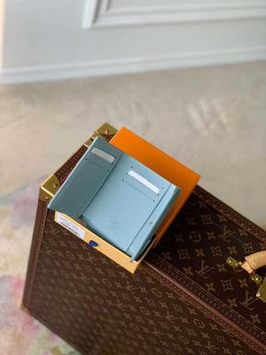 LV M81740 Louis Vuitton Pilot Wallet Light Blue - Default Title - View 7