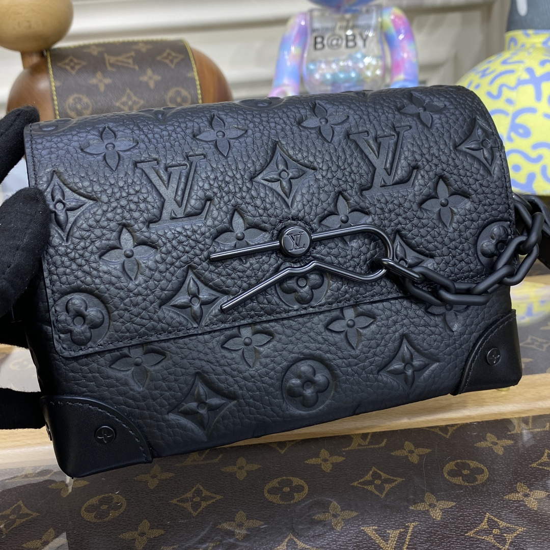 LV M81746 Louis Vuitton Steamer Wearable Wallet Black leather - Default Title - View 5
