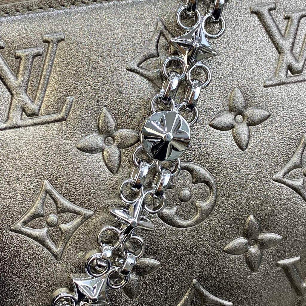 LV M81828 Louis Vuitton Lexington Pouch Bag Light gold