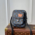 LV M81854 Louis Vuitton Christopher Wearable Wallet Blue - Default Title - View 1