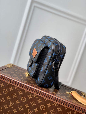 LV M81854 Louis Vuitton Christopher Wearable Wallet Blue - Default Title - View 3