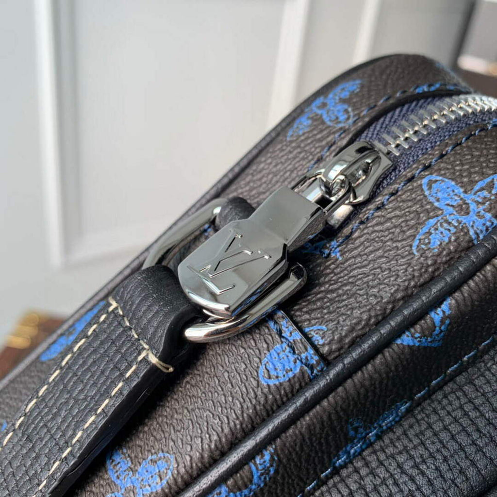 LV M81854 Louis Vuitton Christopher Wearable Wallet Blue