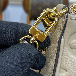 LV M81862 Louis Vuitton Easy Pouch On Strap Bag Monogram empreinte Tourterelle Beige - Default Title - View 7