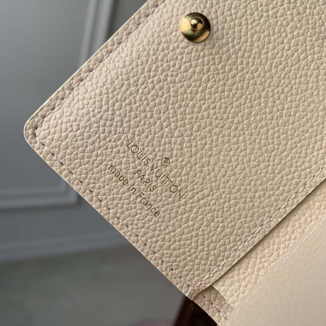 LV M81927 Louis Vuitton Cl¨¦a Wallet Monogram Empreinte Leather Beige